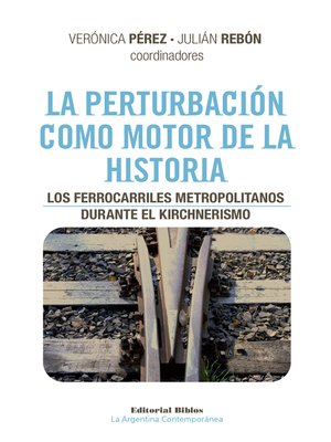 cover image of La perturbación como motor de la historia